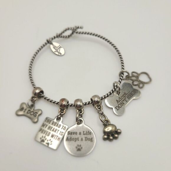 Jk by Thirty-one Charm Bracelet,  dog charms - Picture 3 of 5